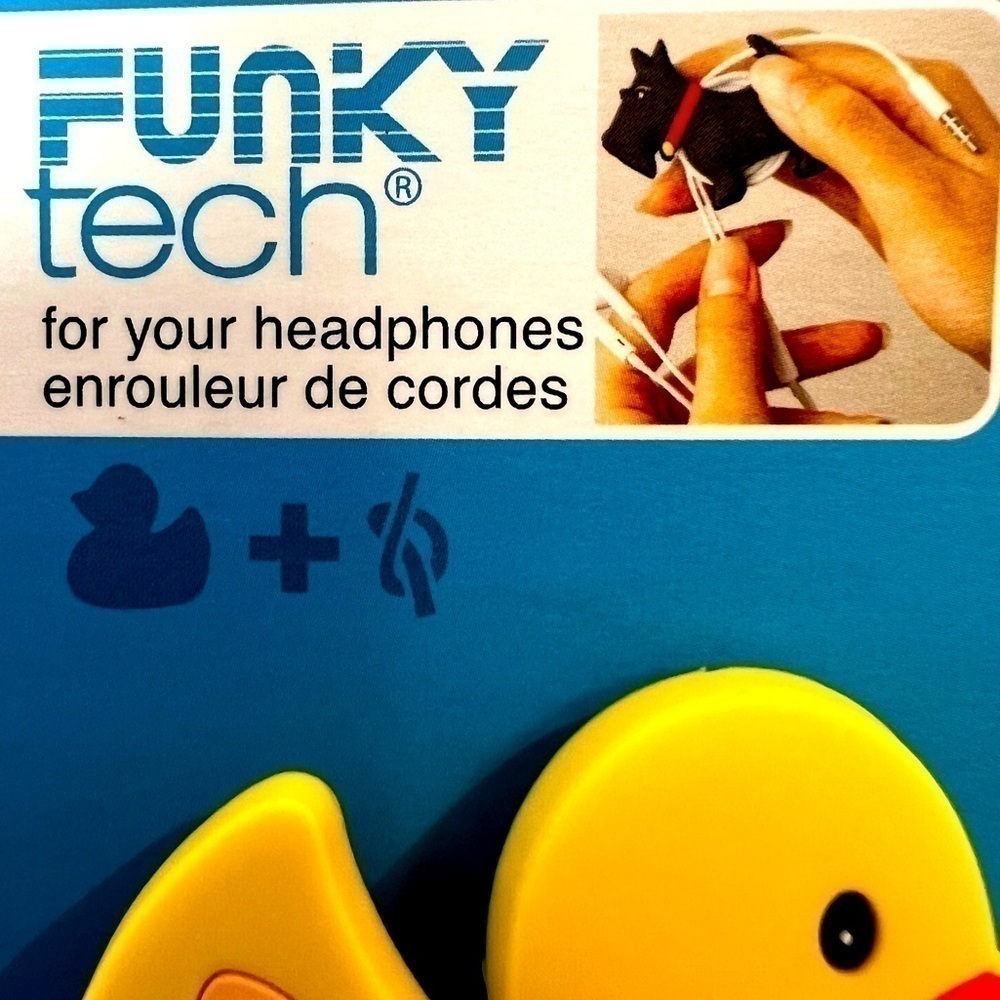 💖HP💖 DCI "Duck" Funky Tech Charging or Headphone Cord Wrap - Picture 4 of 5